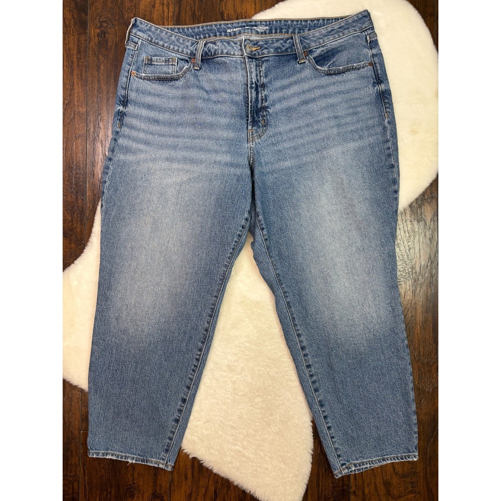 Old Navy Jeans 22 High-Rise OG Straight Leg Stretch Denim Women's